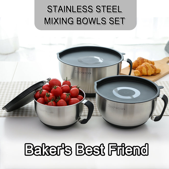 Innovative Stainless Steel Mixing Bowls: A Baker's Best Friend